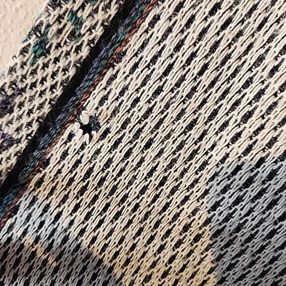 Vintage 80s 90s Jantzen Ski Skiing Sweater Blue Pink Purple Snowflake L RARE - Picture 6 of 6